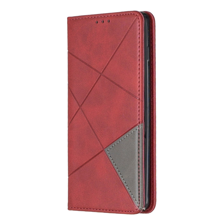 Rhombus Texture Horizontal Flip Magnetic Leather Case with Holder & Card Slots & Wallet For Galaxy S10