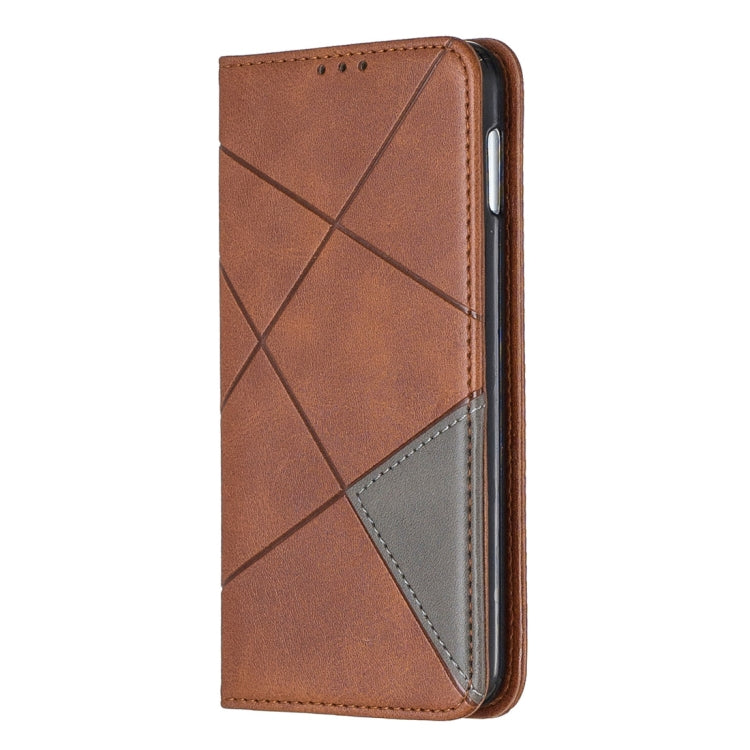 Rhombus Texture Horizontal Flip Magnetic Leather Case with Holder & Card Slots & Wallet For Galaxy S10e