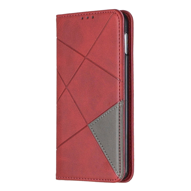 Rhombus Texture Horizontal Flip Magnetic Leather Case with Holder & Card Slots & Wallet For Galaxy S10e