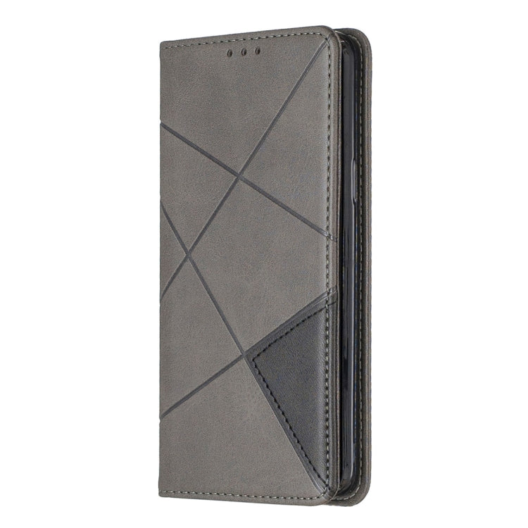 Rhombus Texture Horizontal Flip Magnetic Leather Case with Holder & Card Slots & Wallet For Galaxy S9