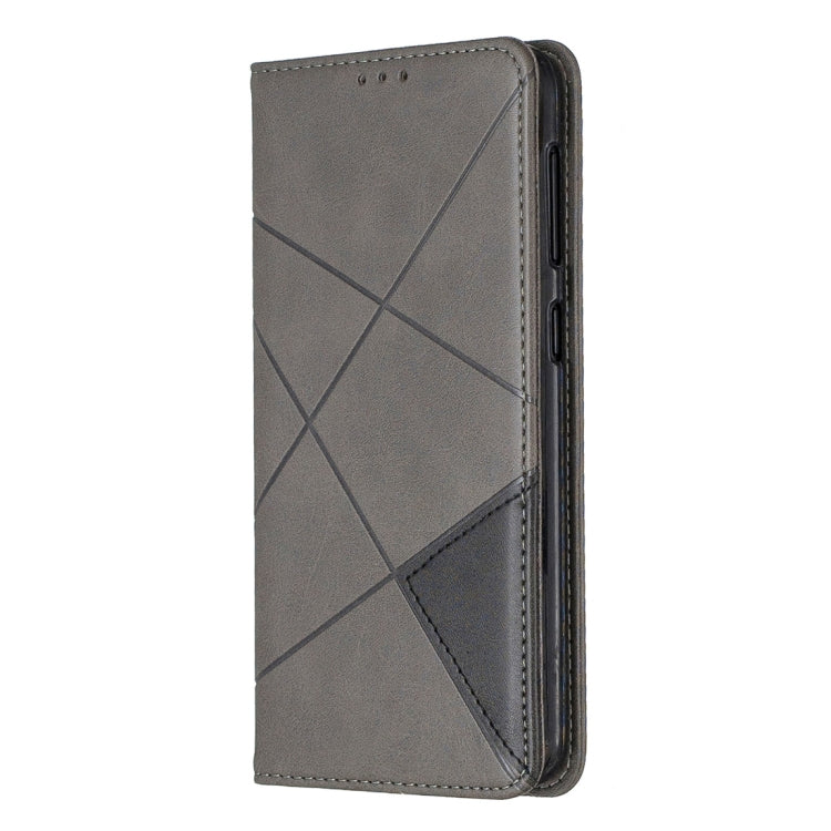 Rhombus Texture Horizontal Flip Magnetic Leather Case with Holder & Card Slots & Wallet For Galaxy A10 / M10