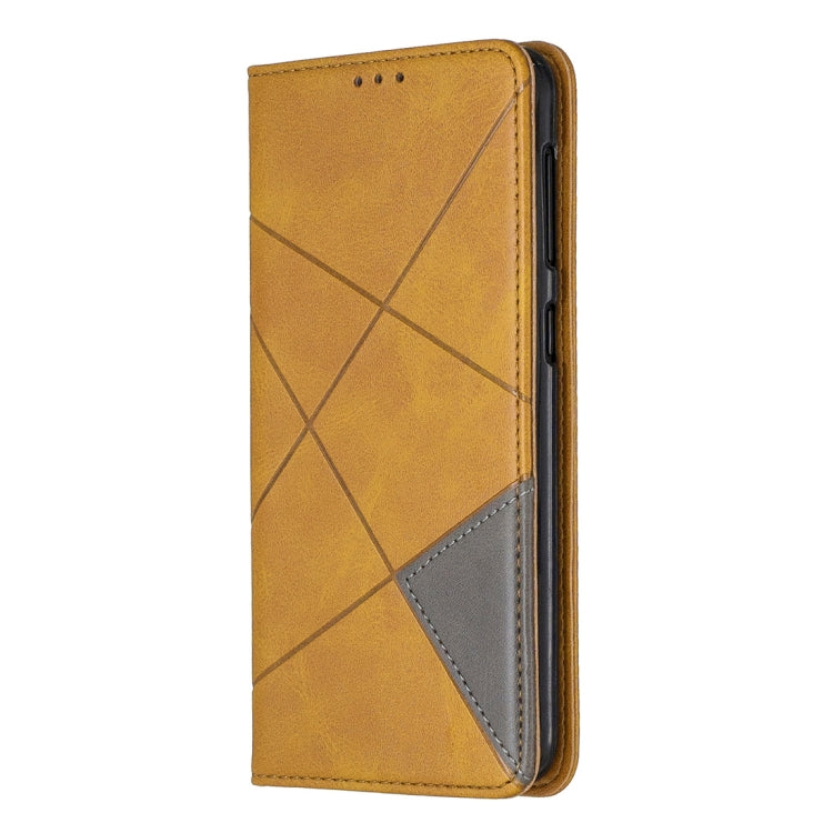 Rhombus Texture Horizontal Flip Magnetic Leather Case with Holder & Card Slots & Wallet For Galaxy A10 / M10