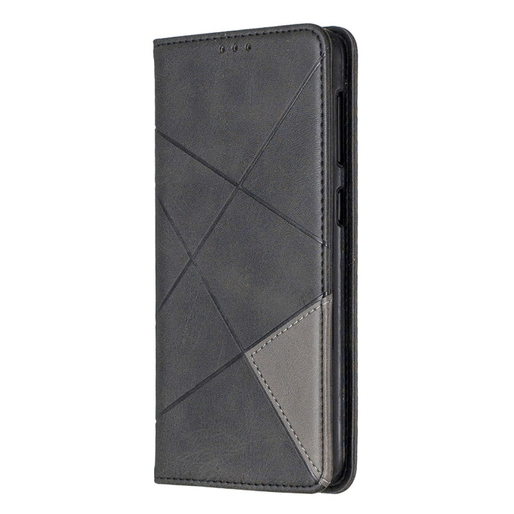 Rhombus Texture Horizontal Flip Magnetic Leather Case with Holder & Card Slots & Wallet For Galaxy A10 / M10