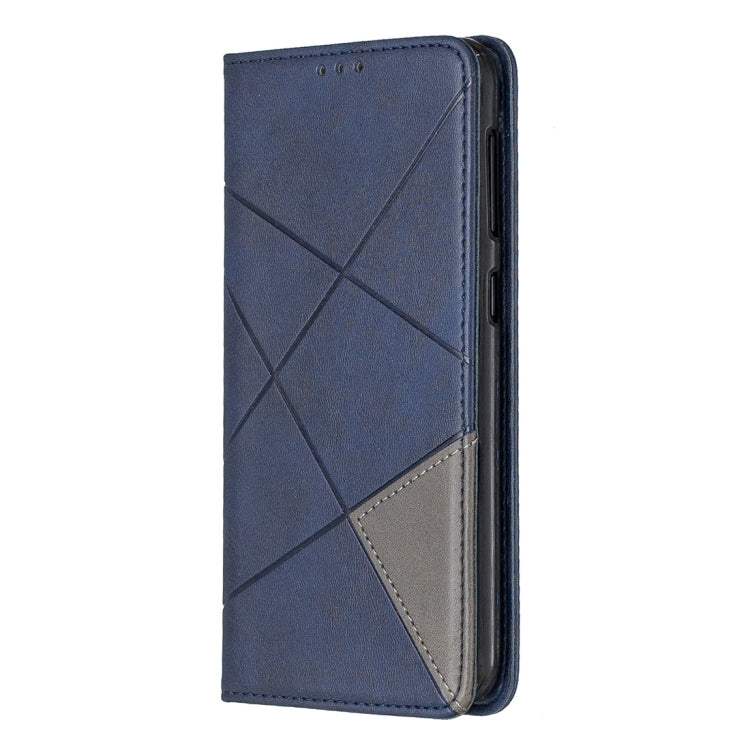 Rhombus Texture Horizontal Flip Magnetic Leather Case with Holder & Card Slots & Wallet For Galaxy A10 / M10