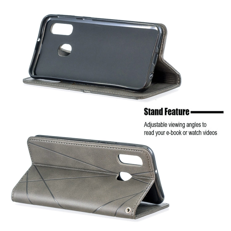 Rhombus Texture Horizontal Flip Magnetic Leather Case with Holder & Card Slots & Wallet For Galaxy A40