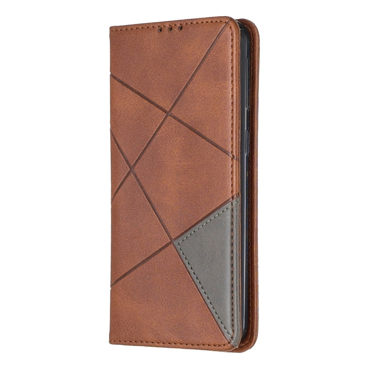 Rhombus Texture Horizontal Flip Magnetic Leather Case with Holder & Card Slots & Wallet For Galaxy A40