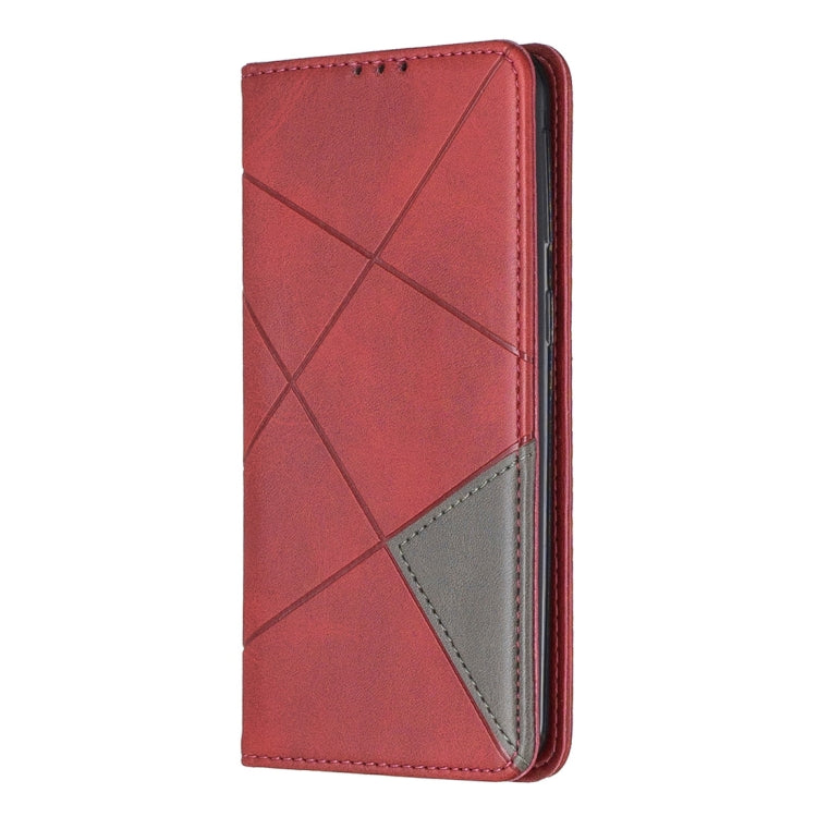 Rhombus Texture Horizontal Flip Magnetic Leather Case with Holder & Card Slots & Wallet For Galaxy A40