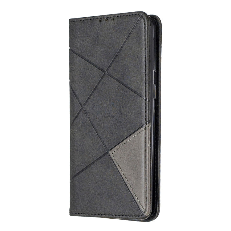 Rhombus Texture Horizontal Flip Magnetic Leather Case with Holder & Card Slots & Wallet For Galaxy A40