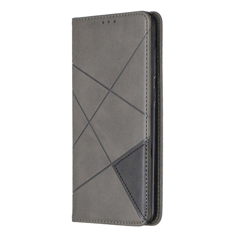 Rhombus Texture Horizontal Flip Magnetic Leather Case with Holder & Card Slots For Galaxy A70