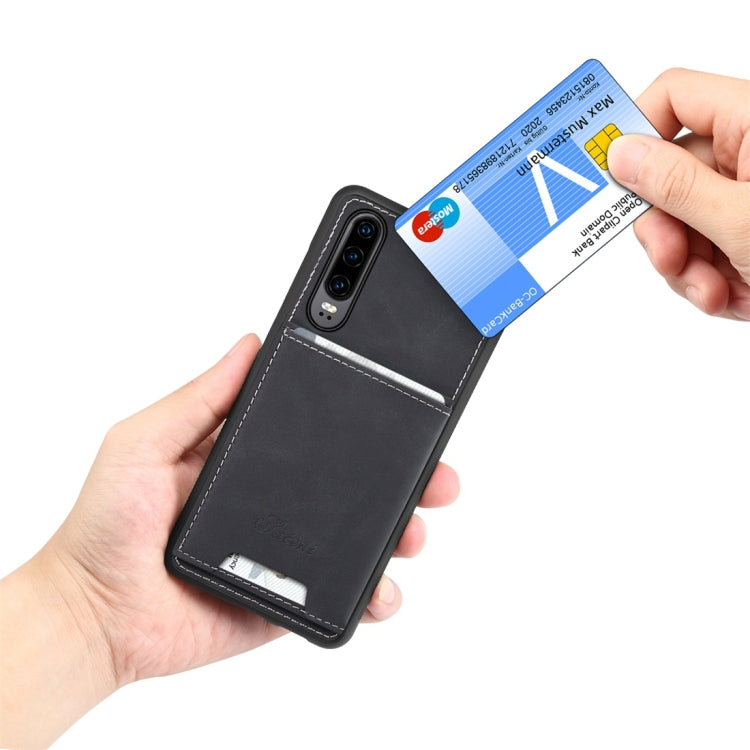 PU + TPU Protective Case with Card Slots for Huawei P30