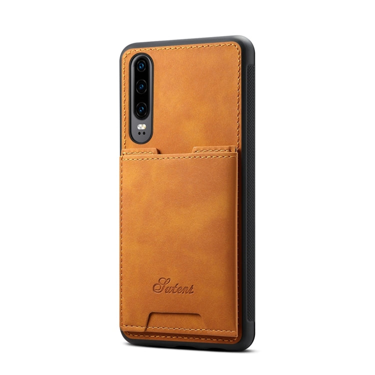 PU + TPU Protective Case with Card Slots for Huawei P30