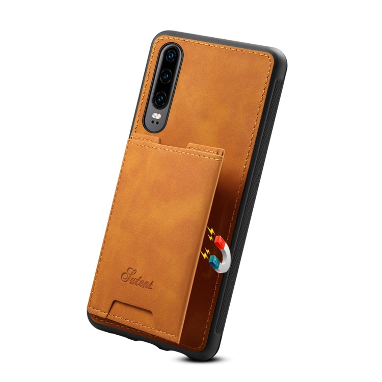 PU + TPU Protective Case with Card Slots for Huawei P30