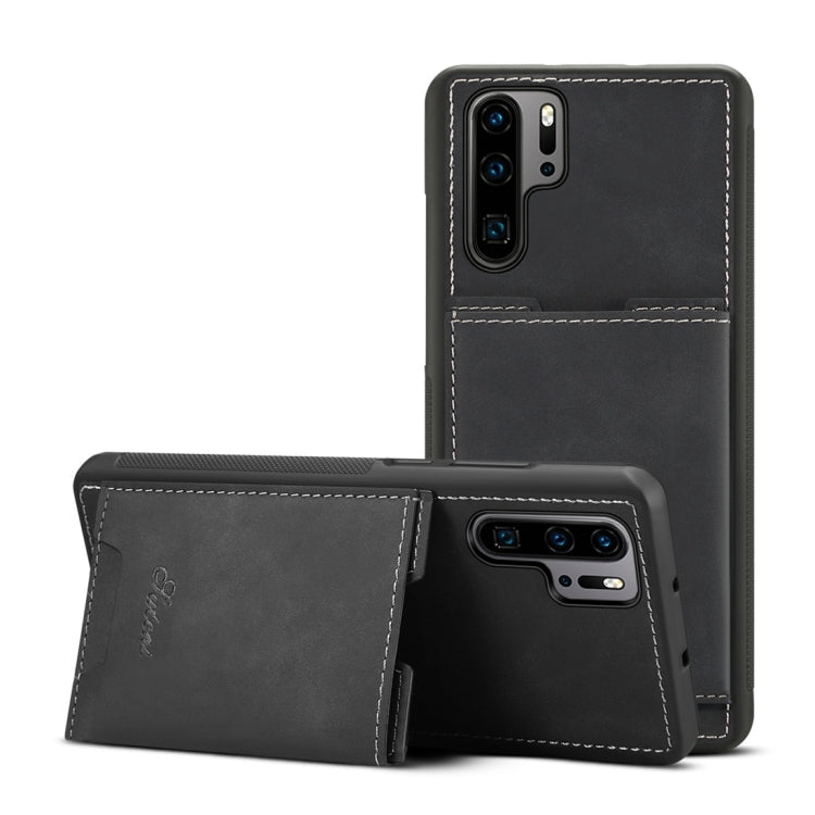 PU + TPU Protective Case with Card Slots for Huawei P30 Pro