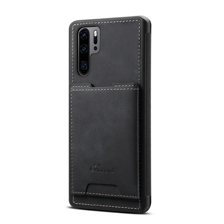 PU + TPU Protective Case with Card Slots for Huawei P30 Pro
