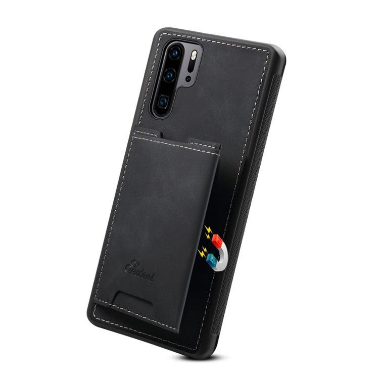 PU + TPU Protective Case with Card Slots for Huawei P30 Pro