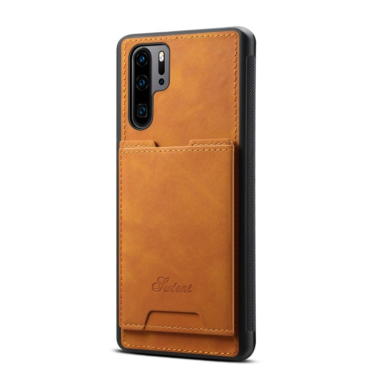 PU + TPU Protective Case with Card Slots for Huawei P30 Pro