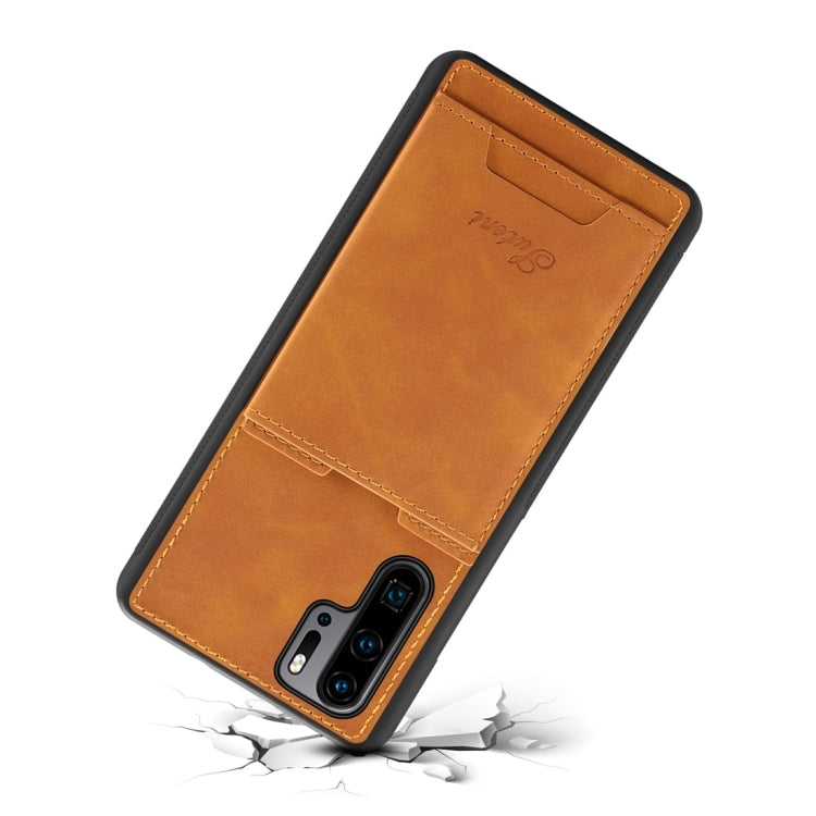 PU + TPU Protective Case with Card Slots for Huawei P30 Pro