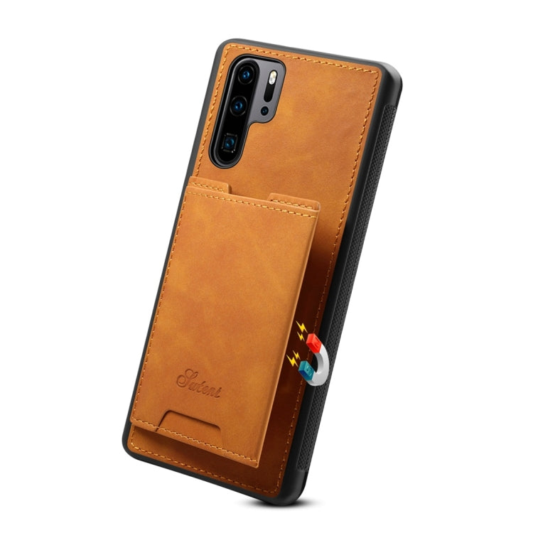 PU + TPU Protective Case with Card Slots for Huawei P30 Pro