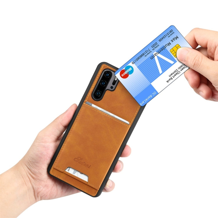 PU + TPU Protective Case with Card Slots for Huawei P30 Pro