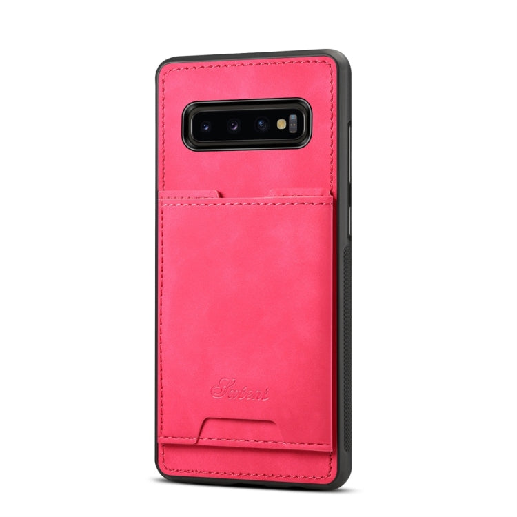 PU + TPU Protective Case with Card Slots for Galaxy S10