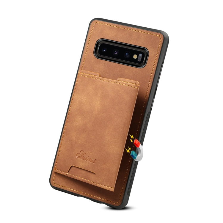 PU + TPU Protective Case with Card Slots for Galaxy S10