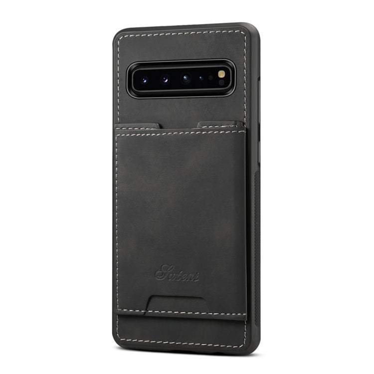 PU + TPU Protective Case with Card Slots for Galaxy S10 5G
