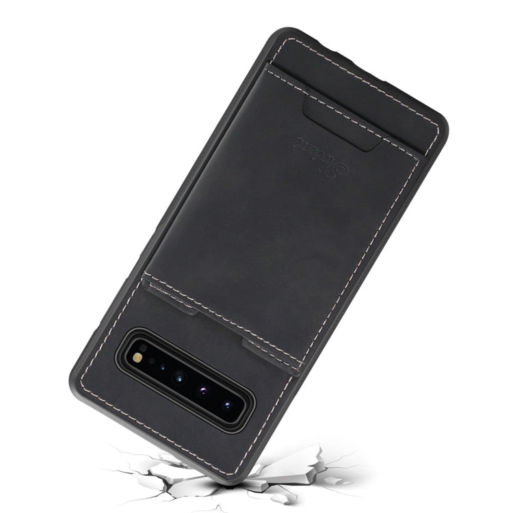 PU + TPU Protective Case with Card Slots for Galaxy S10 5G