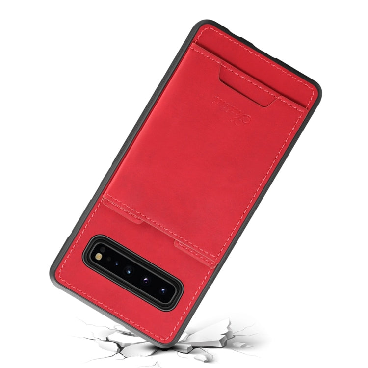 PU + TPU Protective Case with Card Slots for Galaxy S10 5G