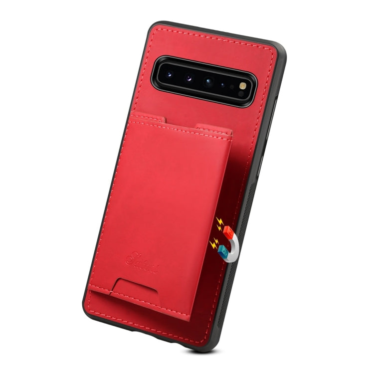 PU + TPU Protective Case with Card Slots for Galaxy S10 5G
