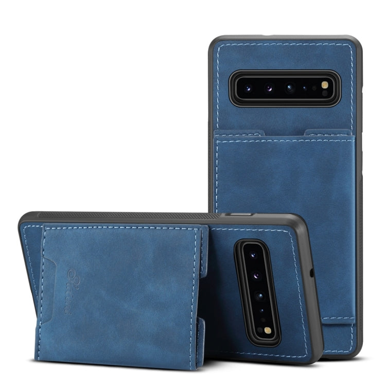 PU + TPU Protective Case with Card Slots for Galaxy S10 5G