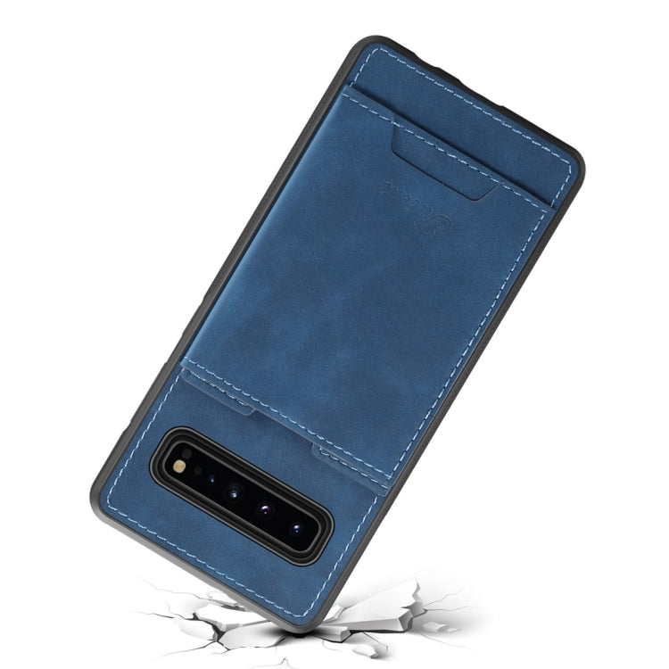 PU + TPU Protective Case with Card Slots for Galaxy S10 5G