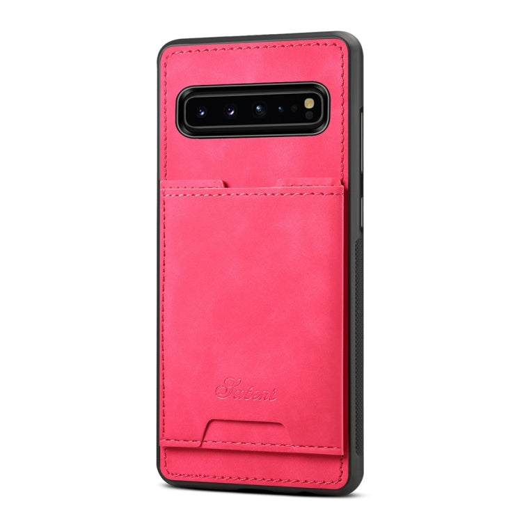 PU + TPU Protective Case with Card Slots for Galaxy S10 5G