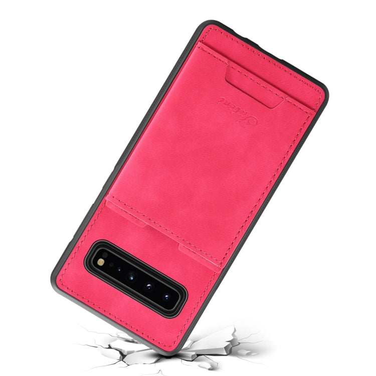 PU + TPU Protective Case with Card Slots for Galaxy S10 5G