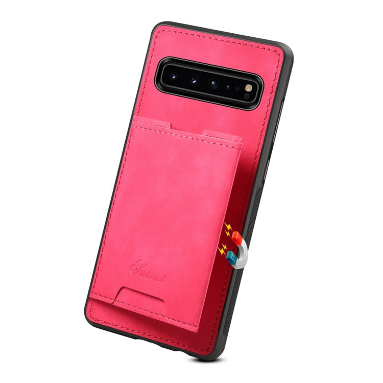 PU + TPU Protective Case with Card Slots for Galaxy S10 5G