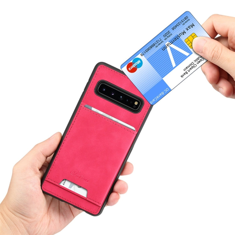 PU + TPU Protective Case with Card Slots for Galaxy S10 5G