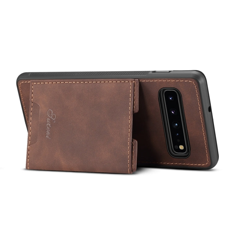 PU + TPU Protective Case with Card Slots for Galaxy S10 5G