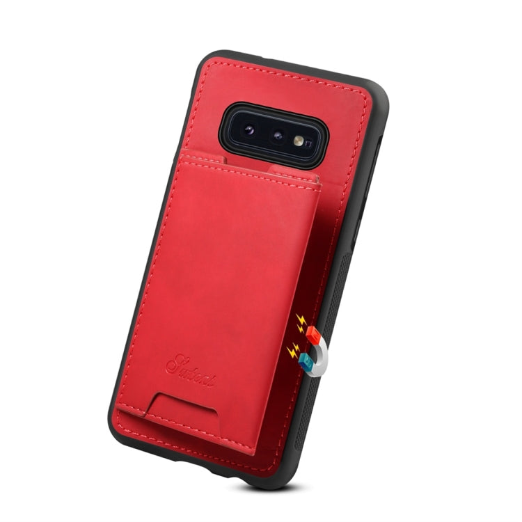 PU + TPU Protective Case with Card Slots for Galaxy S10 E