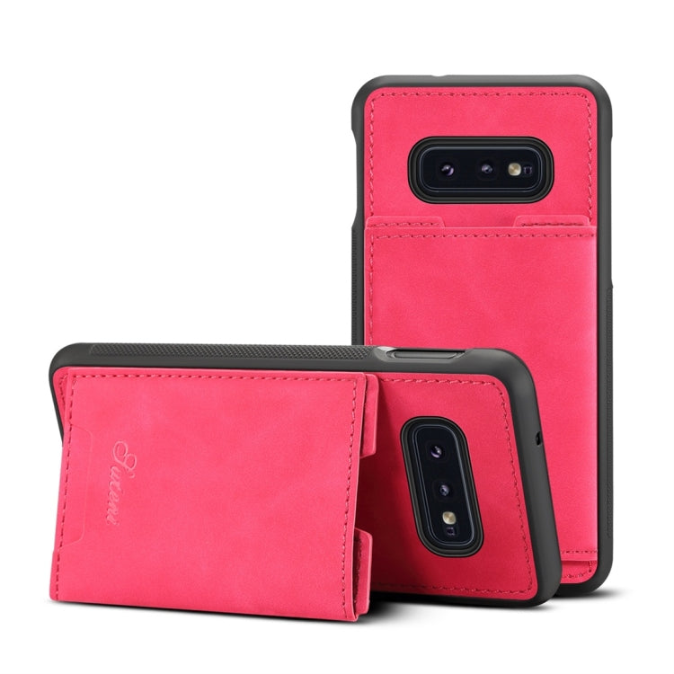 PU + TPU Protective Case with Card Slots for Galaxy S10 E