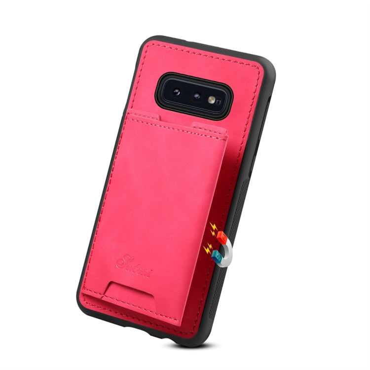 PU + TPU Protective Case with Card Slots for Galaxy S10 E