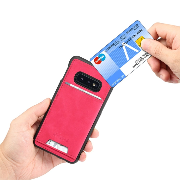 PU + TPU Protective Case with Card Slots for Galaxy S10 E