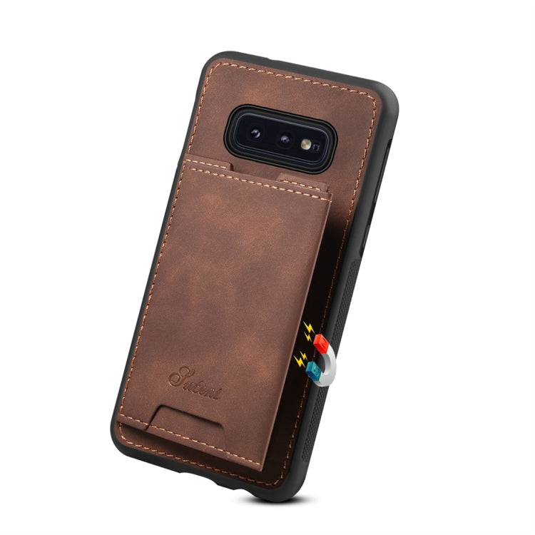 PU + TPU Protective Case with Card Slots for Galaxy S10 E