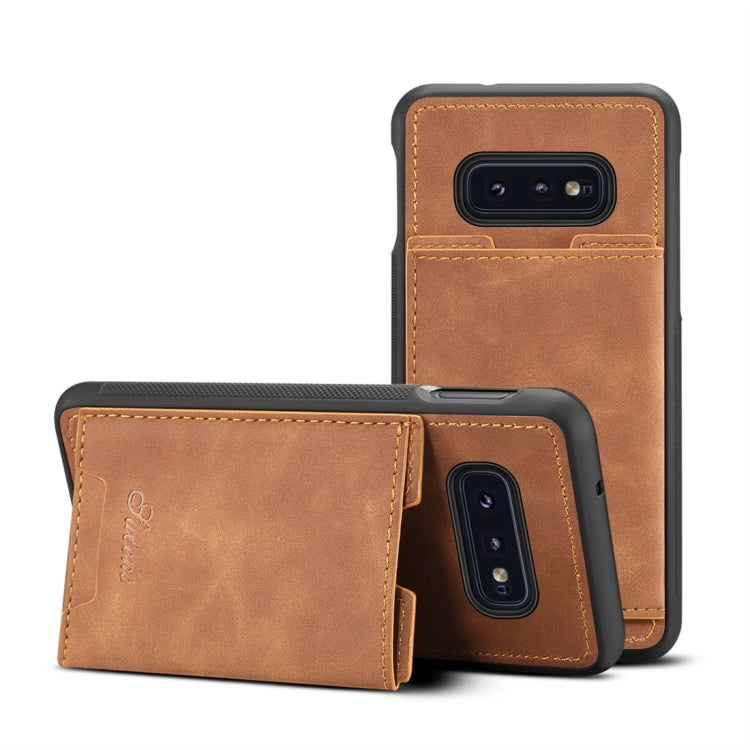 PU + TPU Protective Case with Card Slots for Galaxy S10 E