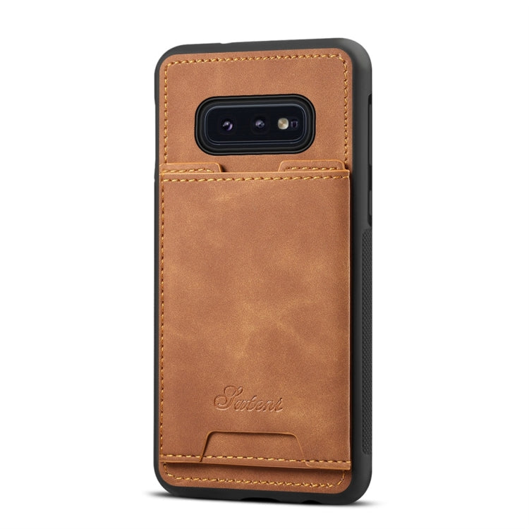 PU + TPU Protective Case with Card Slots for Galaxy S10 E