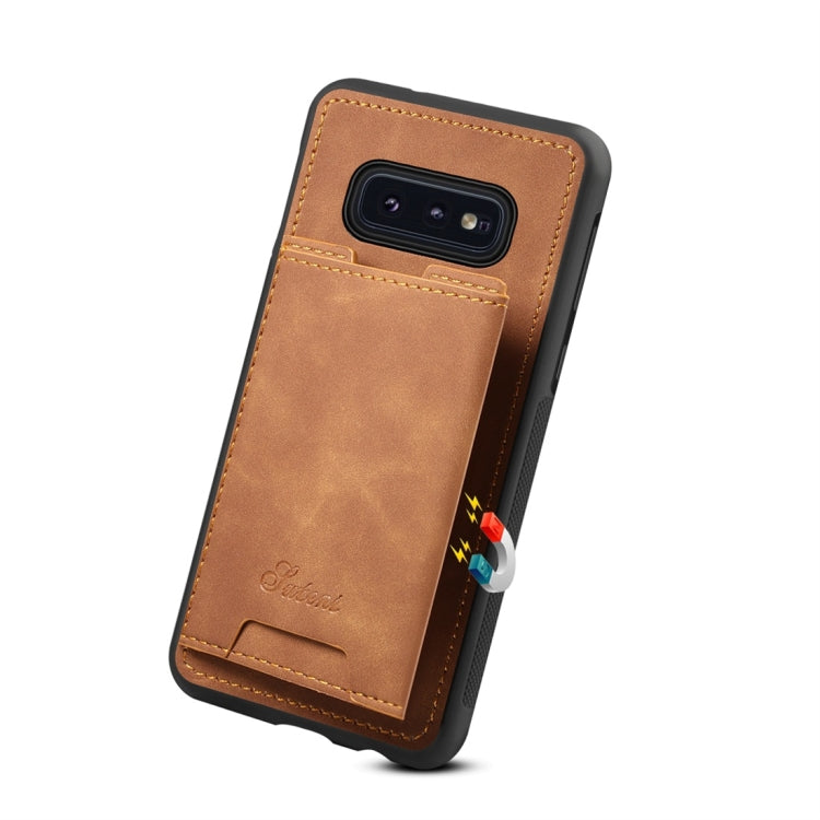 PU + TPU Protective Case with Card Slots for Galaxy S10 E