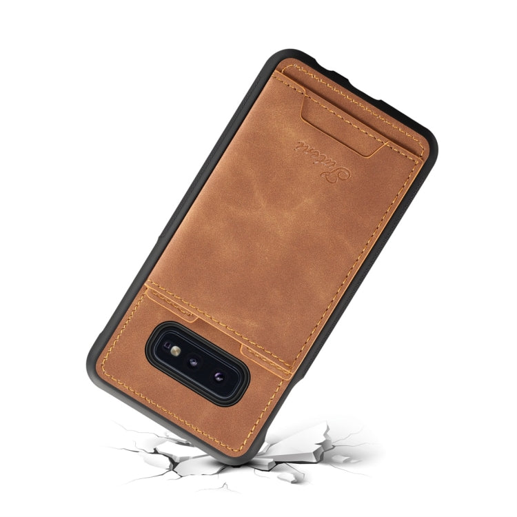 PU + TPU Protective Case with Card Slots for Galaxy S10 E