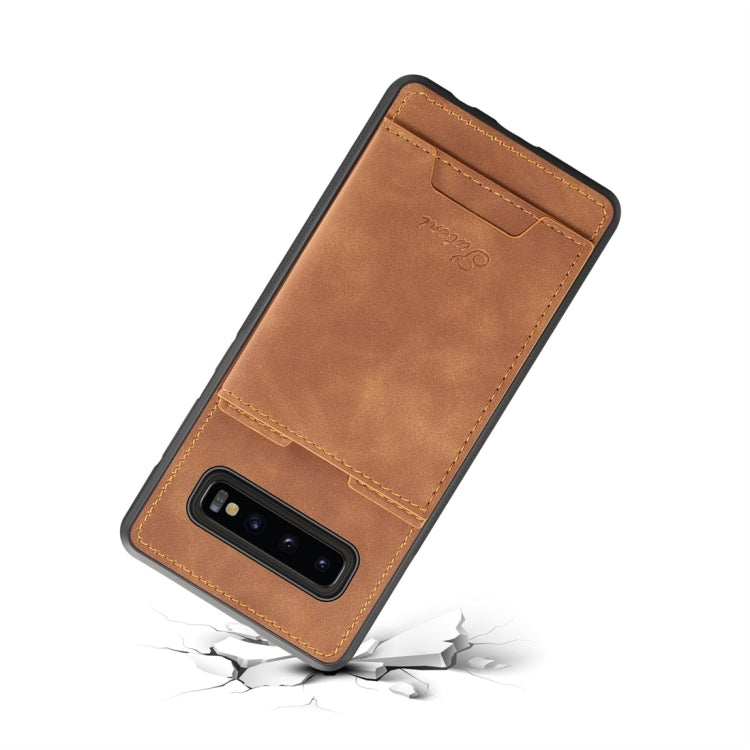 PU + TPU Protective Case with Card Slots for Galaxy S10+