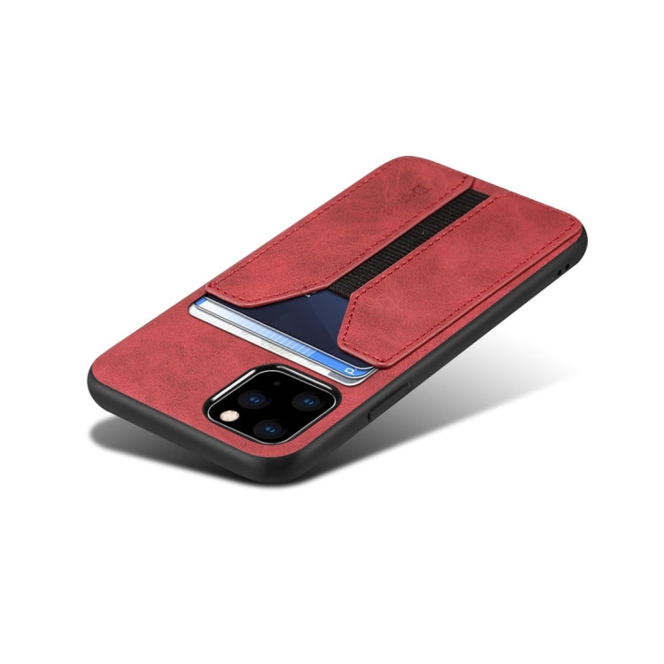 For iPhone 11 Pro Max PU + TPU Protective Case with Card Slots