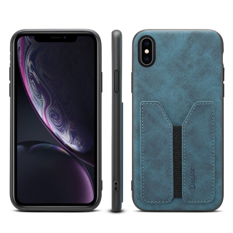 For iPhone XR PU + TPU Protective Case with Card Slots