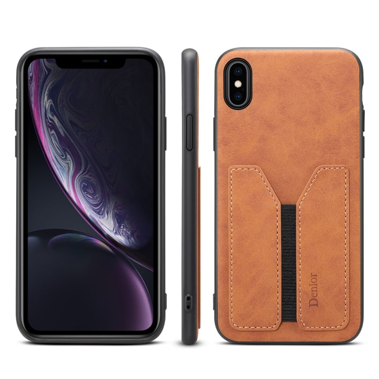 For iPhone XR PU + TPU Protective Case with Card Slots