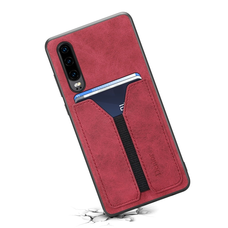 PU + TPU Protective Case with Card Slots for Huawei P30